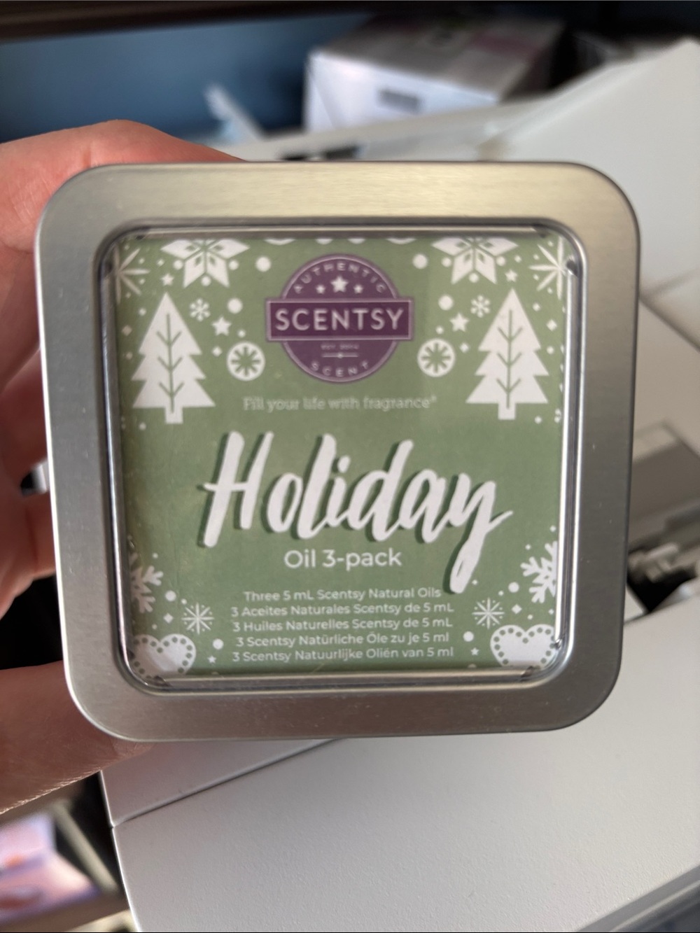 Scentsy Holiday Oil 3-Pack - brand new